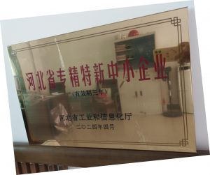 河北省專(zhuān)精特新中小企業(yè)